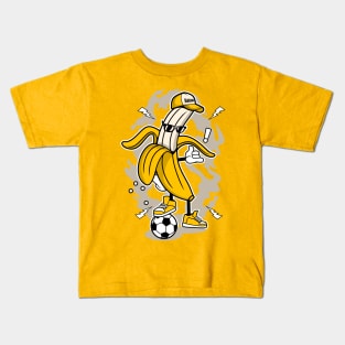 BANANA STREET SOCCER Kids T-Shirt